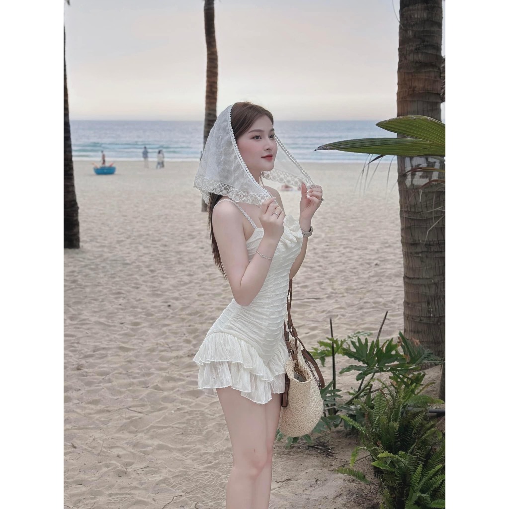Váy Nữ 2 Dây Đi Biển Jumpsuit - Chất Vải Xốp Tằm Sóng Mềm Mại , Thiết Kế Tôn Dáng Sexy mai_xinh_shop | BigBuy360 - bigbuy360.vn