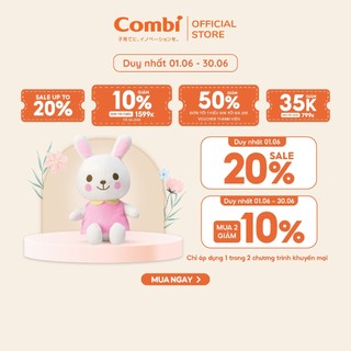 (DUY NHẤT 1/6 - GIẢM GIÁ 20%) Đồ chơi Thỏ bông thân thiện Combi