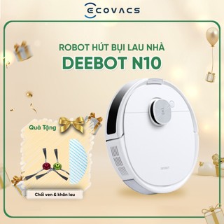 ROBOT HÚT BỤI LAU NHÀ THÔNG MINH ECOVACS DEEBOT N10 - Lực hút 4300Pa – Bản quốc tế – Hàng Chính Hãng
