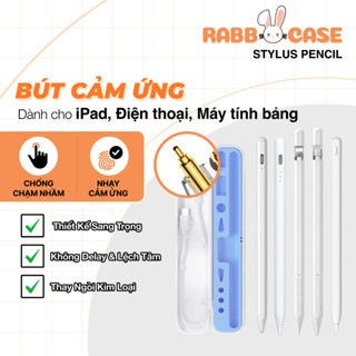  Bút cảm ứng dành cho máy tính bảng điện thoại di động chống chạm nhầm hỗ trợ nét nghiêng tặng ngòi kim loại 