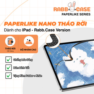 [Tặng ngòi kim loại] Miếng dán Paperlike nam châm nano suction full viền thế hệ mới, từ tính cao, chống chói