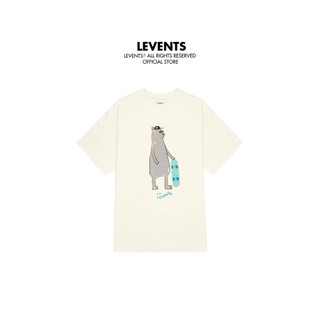 Áo Thun Levents "My Animals" Series Bear/ Cream
