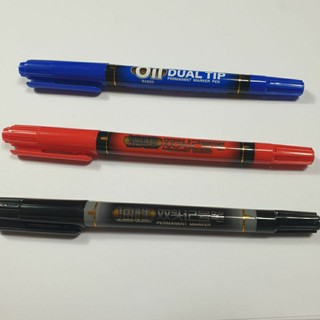 [MUA SỈ GIẢM 10%] Bút lông dầu kim 2 đầu Baoke MP2926 - (Xanh, Đỏ, Đen) (1 cây)