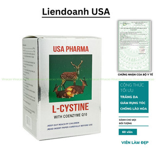 Viên uống L-CYSTINE (hộp 60 viên) ngăn ngừa rụng tóc nám tàn nhang