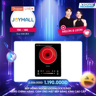 Bếp hồng ngoại Lock&Lock Infrared Cooker EJI421 - Hàng chính hãng, cảm ứng, mặt kính - JoyMall