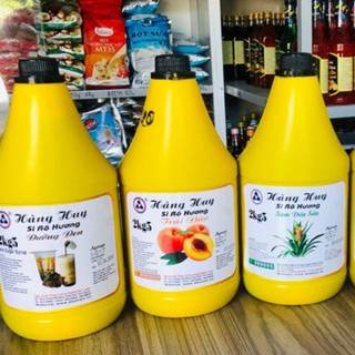 Syrup Đào Dou Xian ( Hàng Huy )  Bình 2,5Kg - Syrup Đường Đen Dou Xian - Siro Đào Dou Xian - Siro Đường Đen Dou Xian