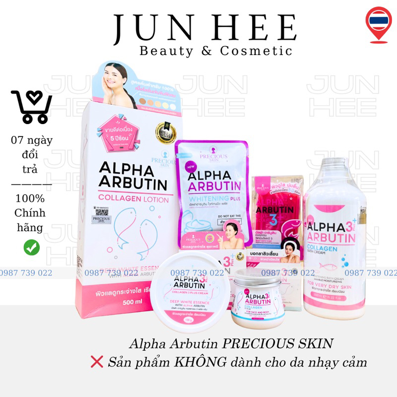  Lotion Alpha Arbutin Sữa Dưỡng Thể Trắng Da Alpha Arbutin 3 Plus Collagen Thái lan