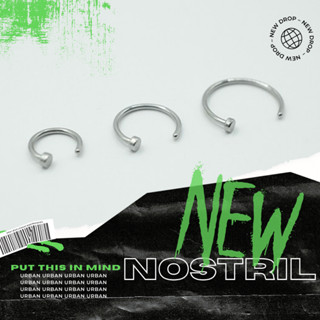   BÁN THEO CHIẾC  Khuyên Mũi NOSTRIL VÒNG TRƠN Thép Y Tế Unisex Màu Bạc Không Gỉ Sét Không Ngứa Không Đen Urban 