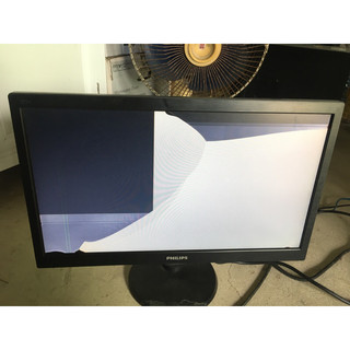 màn hình led philips 203V 20ich hư màn đổ mực có hình thật giá rẻ
