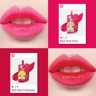 Son kem dạng gói Cathy Doll Social Heart Vivid Tint 2gram