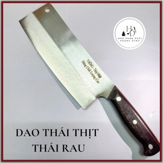 Dao thái thịt, thái rau bản to thép không gỉ làng rèn Đa Sỹ