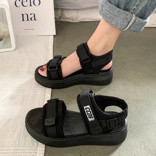 Giày sandal nữ quai ngang nịnh chân - sandal Ulzzang nữ - mới về