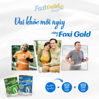 Vỏ lon sữa Foxi gold canxi x5
