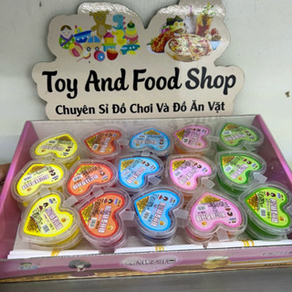 Khay 30 hũ Kẹo Mạch Nha hình trái tim siêu ngon, đồ ăn tuổi thơ