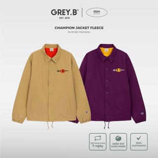 Áo Khoác Lông Cừu Champion Jacket Fleece GREYB Nhiều Màu Phong Cách Hàn Quốc
