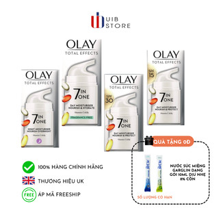 (Hàng có sẵn) Kem Dưỡng Chống Lão Hóa Olay Total Effect 7 in 1 Không Mùi - Bản UK
