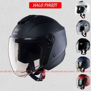 (Tặng tem KYT + Balo rút) Nón bảo hiểm 3/4 Royal XH01 Đủ màu (Bảo hành trọn đời)