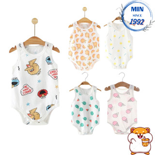 [Quảng Châu-Mới về] Body Ba lỗ Vải Cotton Thông Hơi Thoáng Mát Cho Bé 5-18 tháng (MB.Q028)