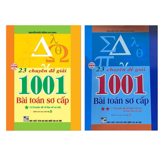 Sách - (Combo 2 tập) 23 Chuyên Đề Giải 1001 Bài Toán Sơ Cấp