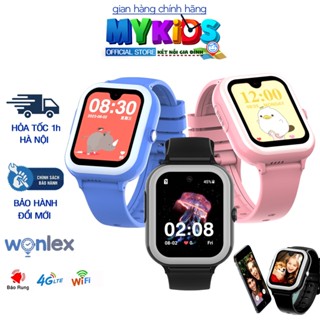 Đồng Hồ Thông Minh Lắp Sim Trẻ Em MYKID  WONLEX KT31 CALL VIDEO ANDROID 8.0 GPS 4G Có Rung Pin 900 Mah