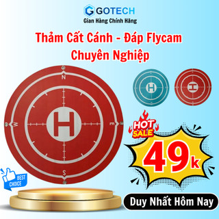 Thảm Cất Cánh Flycam, Thảm Đáp Hạ Cánh Máy Bay Không Người Lái Playcam Khẩn Cấp Chống Thấm Nước Cao Cấp và Gấp Gọn