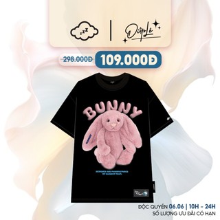  Áo thun nữ nam unisex tay lỡ phông local brand form rộng teen cổ tròn oversize CLOUDZY AT BUNNY