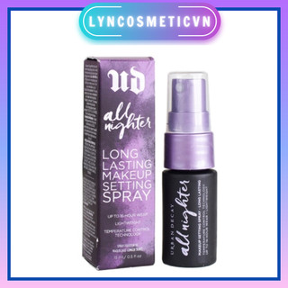 Xịt khoáng cấp ẩm Xịt Khóa Nền Tạo Hiệu Ứng , Lâu Trôi ,giữ makeup Urban Decay Makeup Fixed 15ml