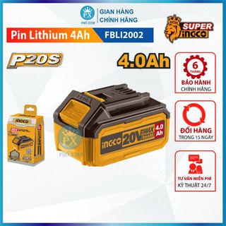 Pin ingco 20v 2ah, 4ah, 5ah - - fbli20011 - fbli2002 - fbli20031 – combo fbck1214 - fbck1424
