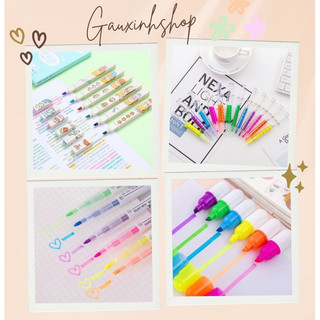 (GIÁ SỈ TẬN GỐC) Lẻ 1 bút đánh dấu highlight dạ quang cao cấp, bút nhớ học tập - Gấu Xinh Shop