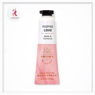 Kem dưỡng da tay thư giãn Bath & Body Works Aroma Inspire Love Rose & Vanilla 29ml