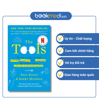 Sách tiếng anh the tools: 5 tools to help you find courage, creativity, and willpower - phil stutz | bookmedi