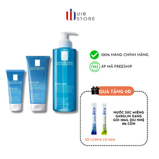 (Xả cận date) Gel Rửa Mặt Tạo Bọt Cho Da Dầu Nhạy Cảm La Roche-Posay Effaclar 50ml