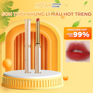 Son thỏi nhung lì miking pretty lâu trôi, không thấm nước son mềm nhẹ như nhung dễ thương Hatola