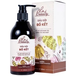 Dầu gội bồ kết La Beauty hỗ trợ giảm rụng tóc, dưỡng tóc óng mượt