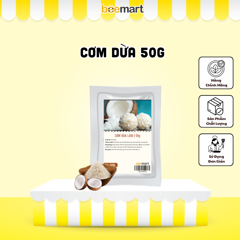 Cơm Dừa loại 1 50gr (gói nhỏ)