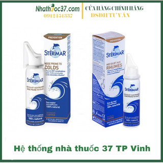 STERIMAR NOSE PRONE TO COLD tăng cường thêm muối đồng giúp loại bỏ các tác nhân gây bệnh cảm cúm