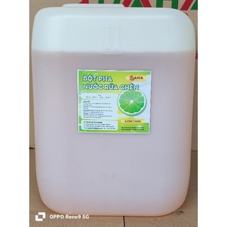 bột pha nước rửa chén 10l hương chanh (LA) 'tặng cước