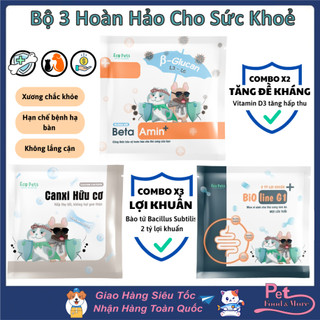 Ecopets bioline g1, beta amin, canxi hữu cơ gói 5gr tăng đề kháng & hỗ trợ tiêu hoá cho chó mèo