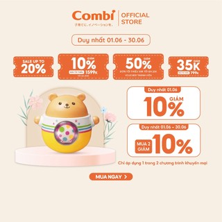 (DUY NHẤT 1/6 - GIẢM GIÁ 10%) Đồ chơi Lật đật hình gấu Combi