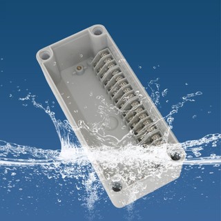 Hộp điện nhựa ABS chống thấm nước IP67, Tủ kỹ thuật điện chịu nhiệt đựng mạch, linh kiện ngoài trời giá rẻ có cầu đấu ch