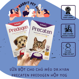 sữa bột cho chó mèo dr.kyan precaten predogen hộp 110g🐶fat rabbit🐱freeship🐱hỏa tốc nội thành