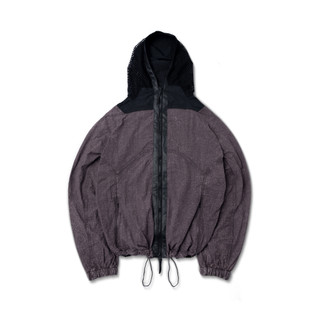  Áo khoác gió mũ lưới "GOLDIE BROWN WASHED MESH MIX WINDBREAKER" giặt mài 