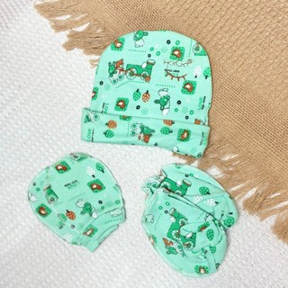 [Xả Kho] Bộ nón + bao tay chân cao cấp Hotga cho bé sơ sinh (katydang)