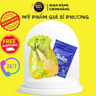 Kẹo dứa giảm cân plus 7 vị tặng detox - tem nguyên 1 gói 7 viên