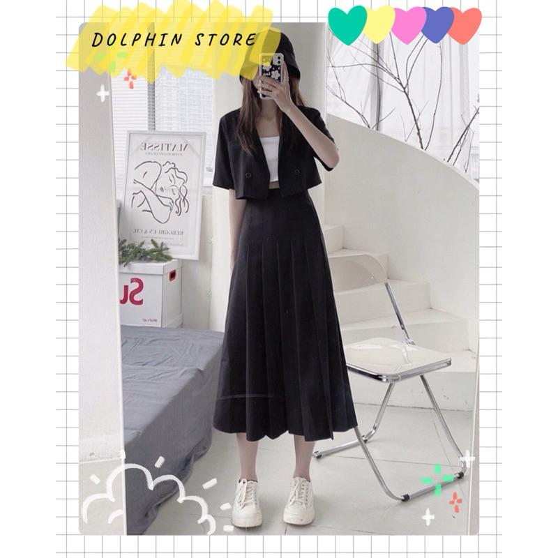 [DOLPHIN BIGSIZE] - Set đồ vest bigsize - Set đồ công sở bigsize nữ