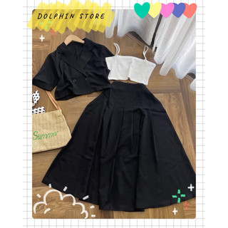 [DOLPHIN BIGSIZE] - Set đồ vest bigsize - Set đồ công sở bigsize nữ