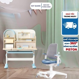 Bộ bàn ghế chống gù thông minh Sakawin SA11 có kèm bàn học S110, ghế chống gù GO03 và ghế AI - G30