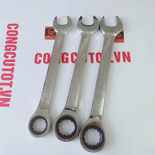 Cờ lê vòng miệng tự động STS Đài Loan đầy đủ cỡ 8-32mm bằng thép CrV độ bền cao chống va đập móp méo