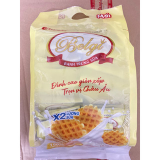 Bánh Trứng Sữa Giòn Belgi Bịch 250g (18 cái)