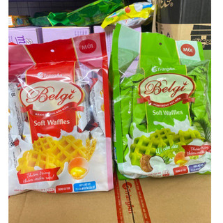 Bánh Trứng Sữa Mềm Belgi Vị Truyền Thống& Cốm Dừa Bịch 230g(10cái)